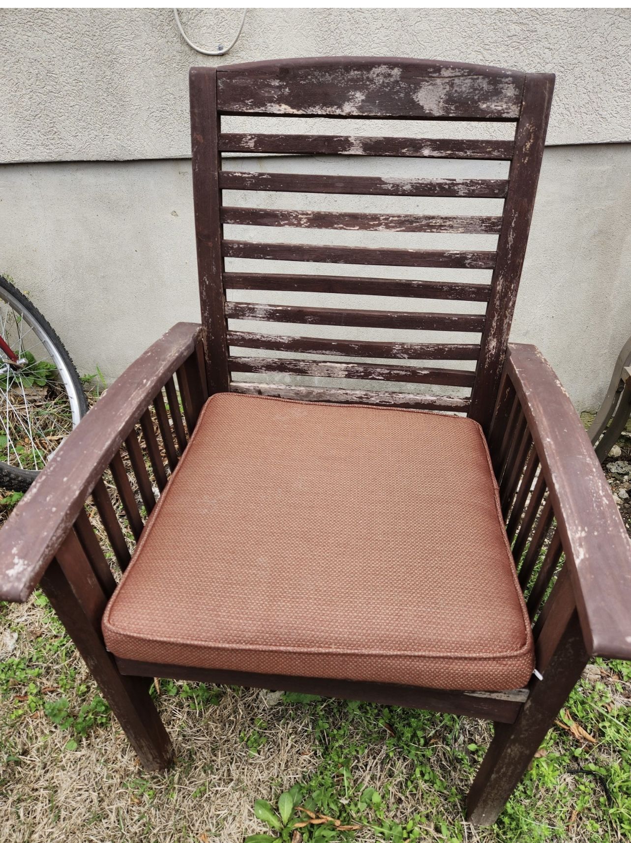 Beautiful wood patio chair