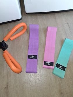 Resistant Bands . With Thigh, Core And Pelvic Strength