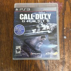 Call Of Duty ghosts Ps3