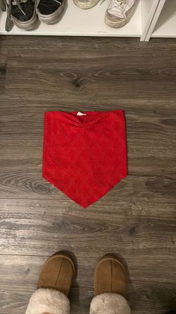 Red Tube Top Size Small