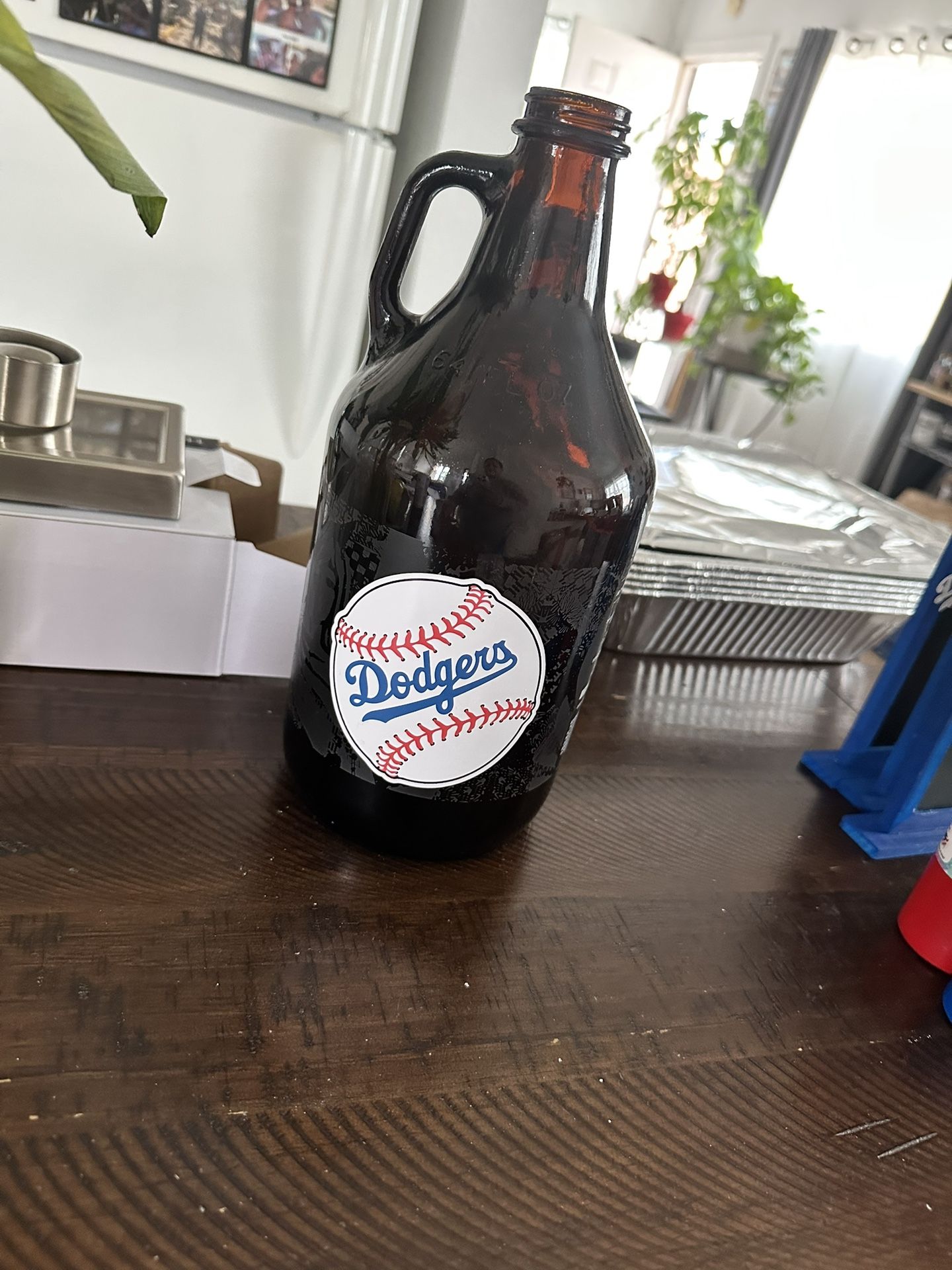 Dodgers Growler Center Piece For Party’s Or Decorations
