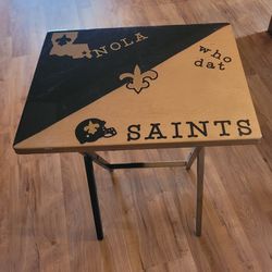 New Orleans Saints Folding TV Tray Table 
