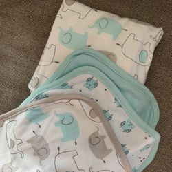NEW Carter’s Baby Towel And Washcloth Set