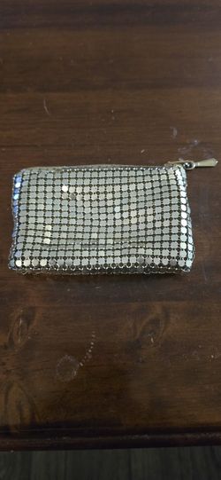 Silver Sparkly Coin Purse