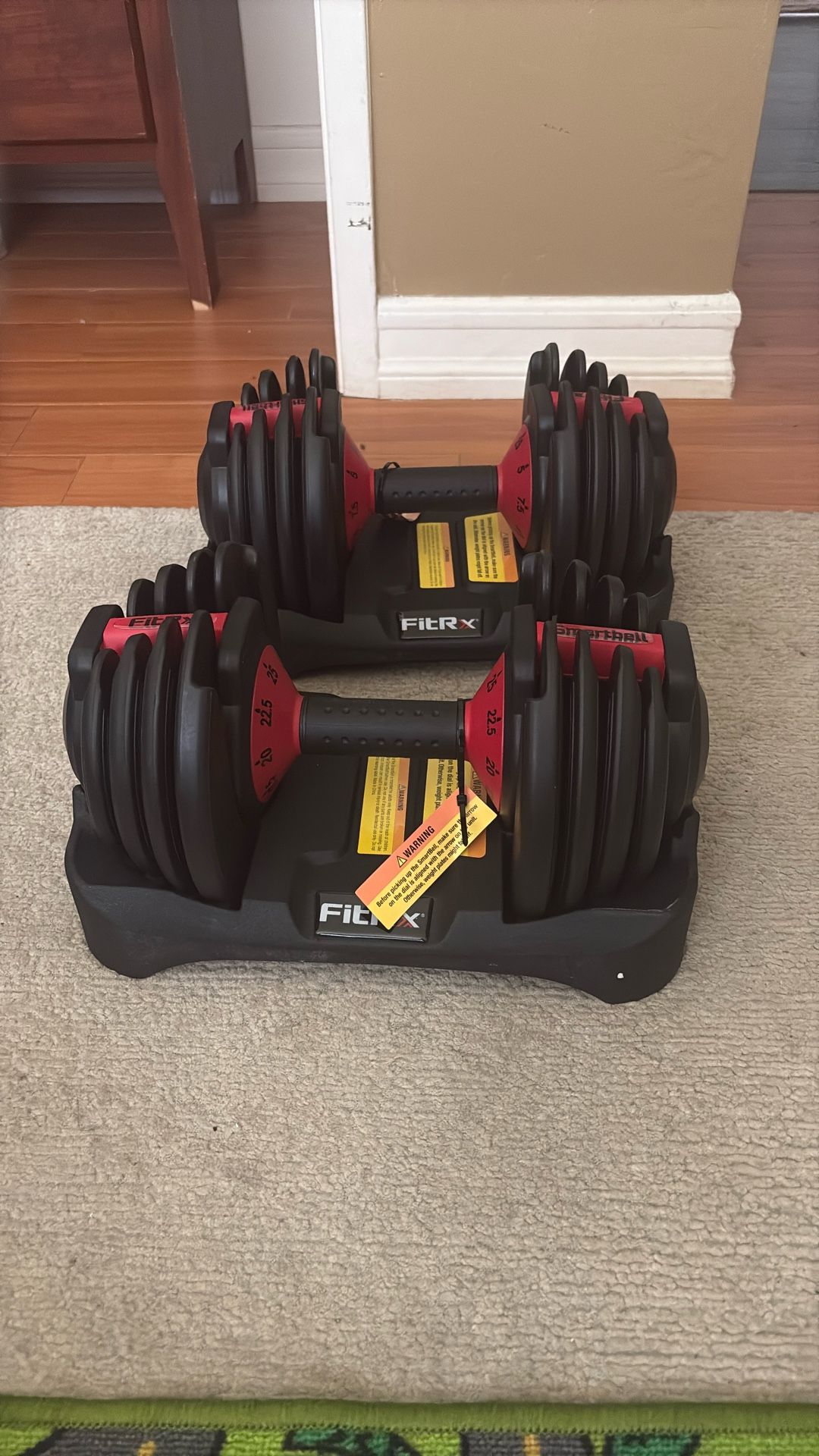 FitRx 25lbs Dumbbell Pair
