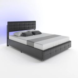 Queen Leather Bed Frame