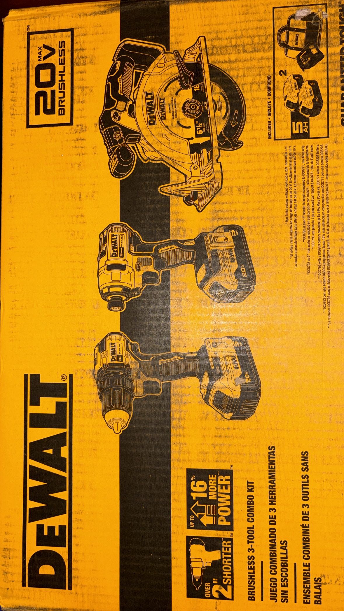 Dewalt 3 Tool Combo Kit 