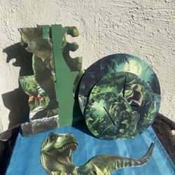 3 Tier Dinosaur Birthday Party Cupcakes Stand 