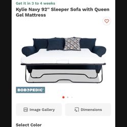 Pull Out Couch Bed (DARK GREY) 