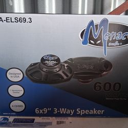 Menace Audio 6x9 Speakers. Two In A Box. Must Pick Up Northeast Philly Mayfair Tacony