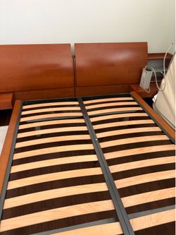 Vintage Mid Century Modern Queen Bed