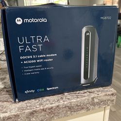 Motorola Ultra Fast Docsis 3.1 Cable Modem 