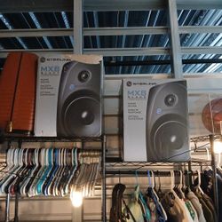 Sterling MX8 Black Studio Speakers