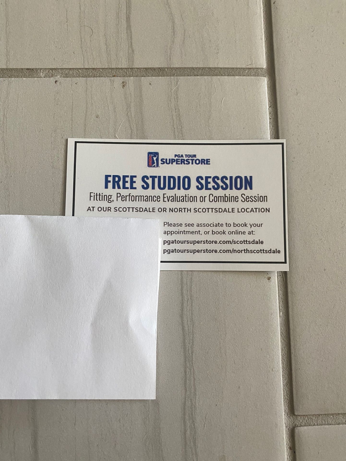 Free PGA Tour Superstore Studio Session Golf