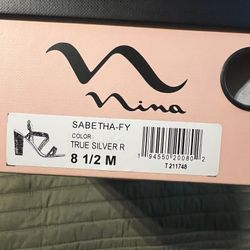 Silver Rhinestone Heels 