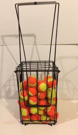 Tennis Balls & Basket