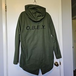 Obey Coat Jacket Oversized Large