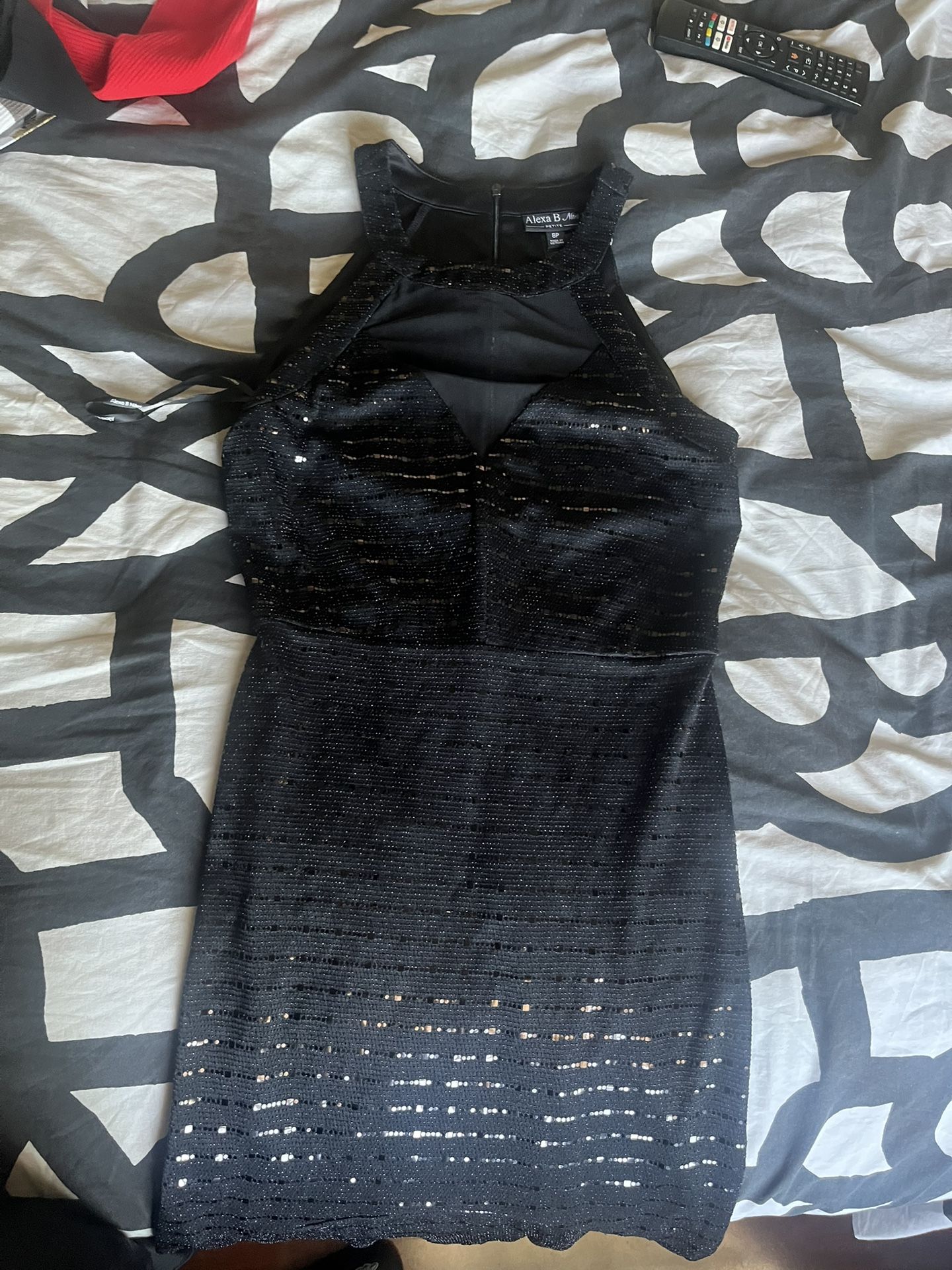Black Sequin Dress
