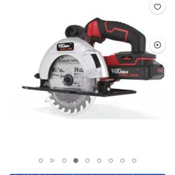 Hyper Tough Saw W/ Battery & Charger 