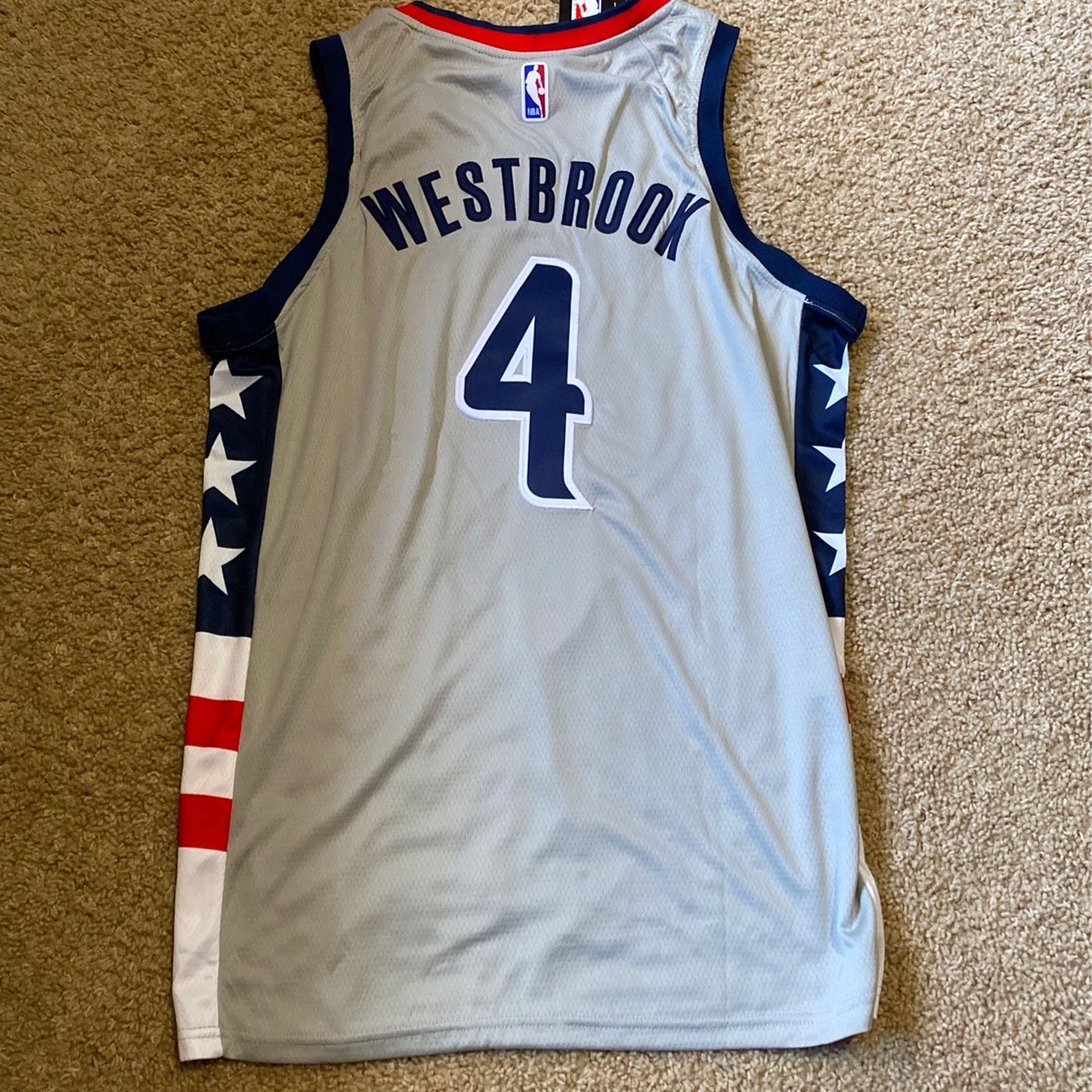 Brand new NBA Nike Russell Westbrook jersey Xl Washington Wizards City edition gray