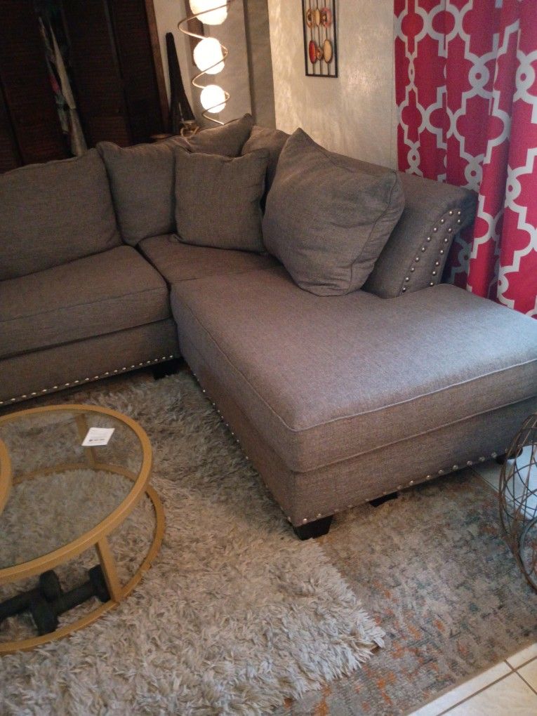 Beautiful Grey Sectional