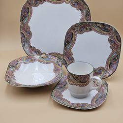 Paisley Dinnerware - dishes, plates, bowls