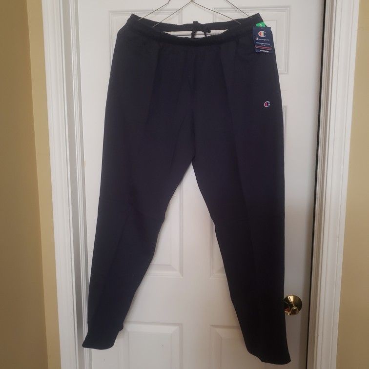 Men's Champion Navy Powerblend Fleece Sweatpants 2xl