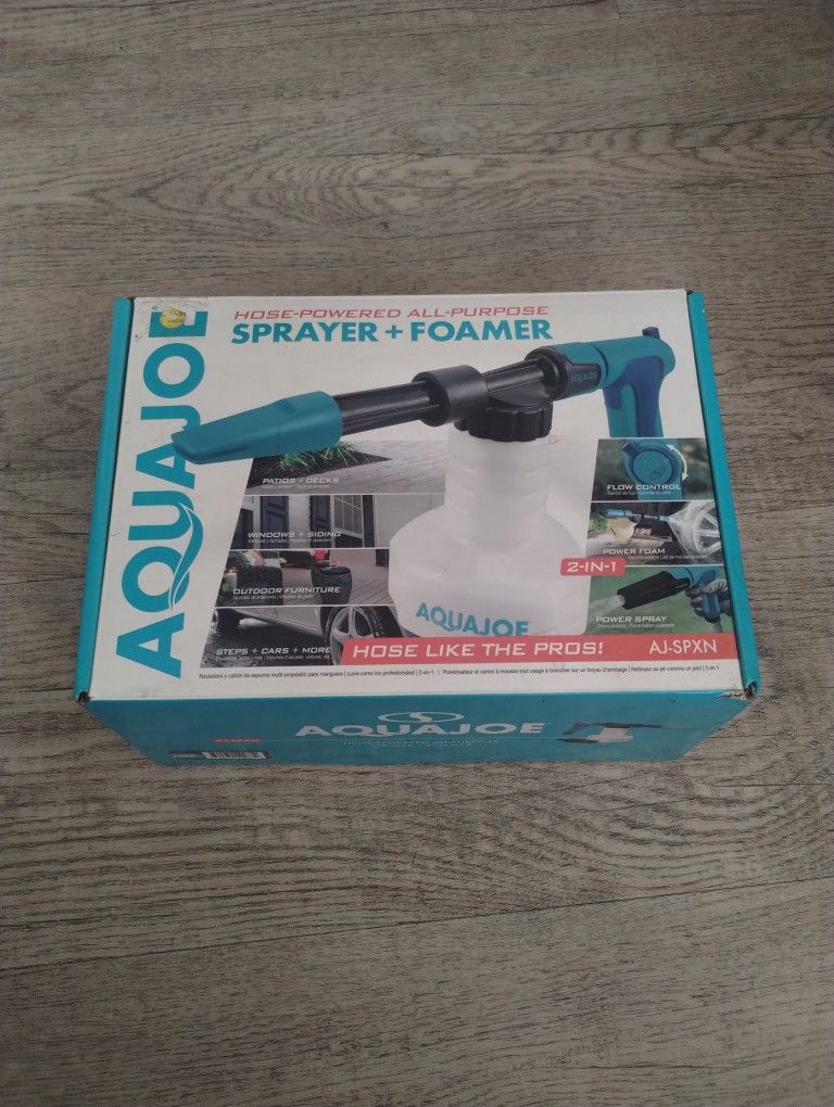 Hose-Powered Adjustable Foam Cannon Spray Gun