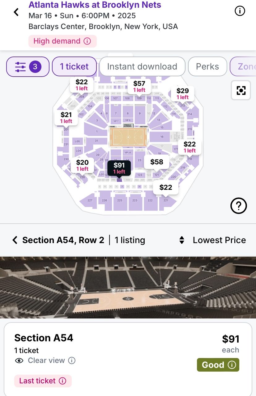 Atlanta Hawks at Brooklyn Nets
