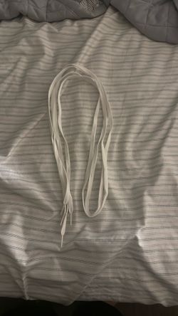 White shoe laces