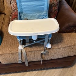 Baby Boy Eating Chair