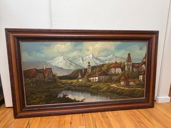 Scenic Painting + frame