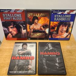 Rambo Complete DVD Movie Collection 