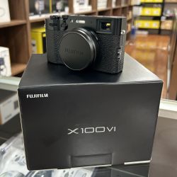 Open Box Fujifilm X100VI Digital Camera Black