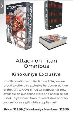 Attack on Titan Exclusive In Original Wrapping
