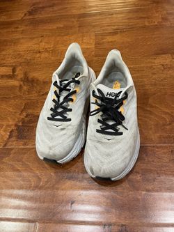 Grey Hoka Running Shoes sz 8D (WIDE) - Used