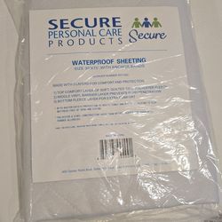 Waterproof Sheet 39in x 75in with Anchor Bands