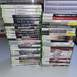 Xbox And Xbox 360 Game Lot