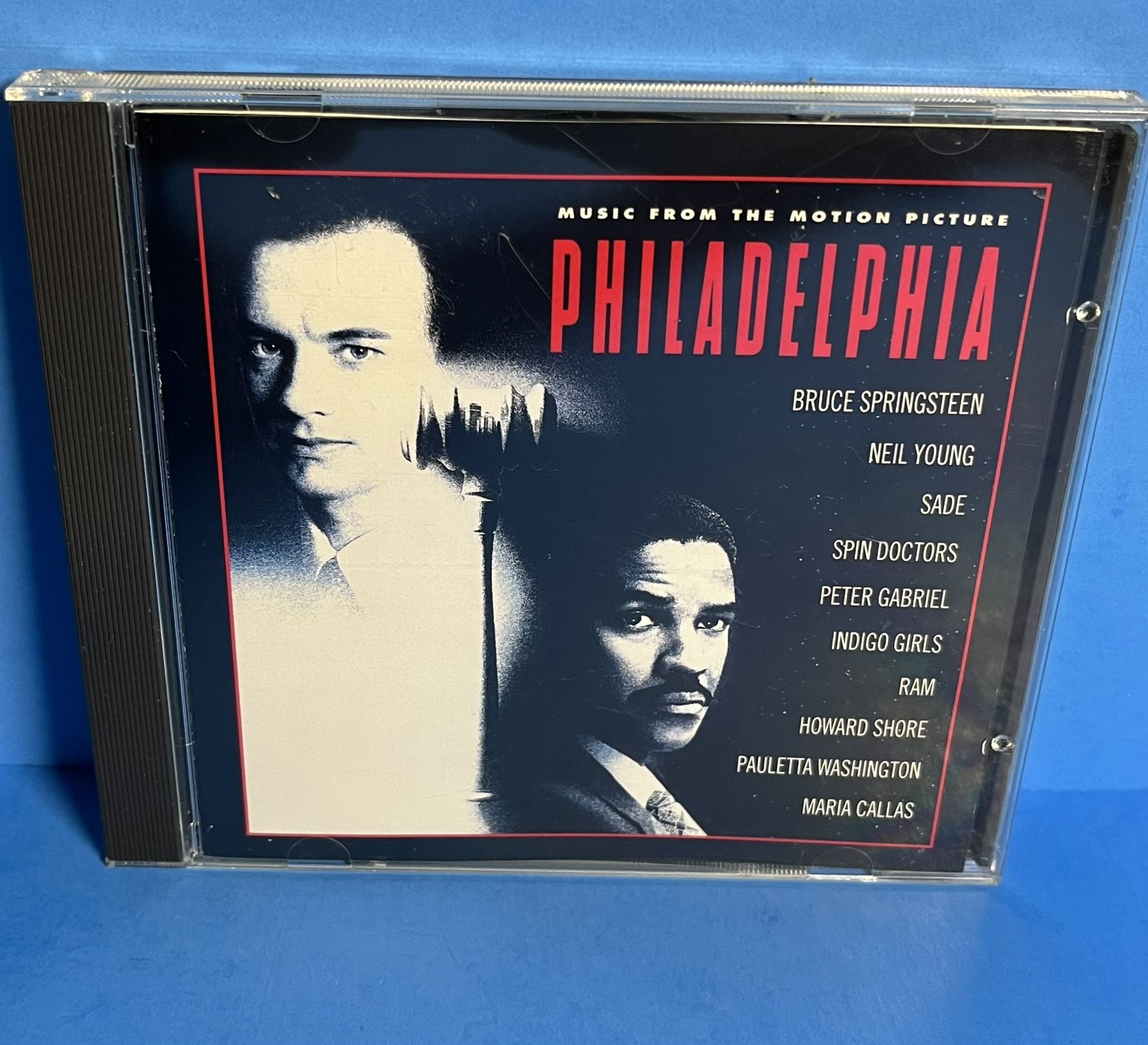 Philadelphia Movie Soundtrack CD 1993 Bruce Springsteen, Neil Young, Sade