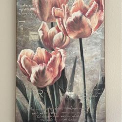 Tulips wall art