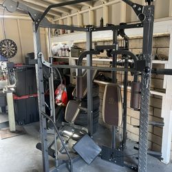 Marcy home multi-gym / power rack combo 