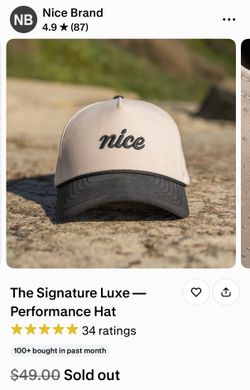 Nice Brand The Signature Luxe — Performance Hat