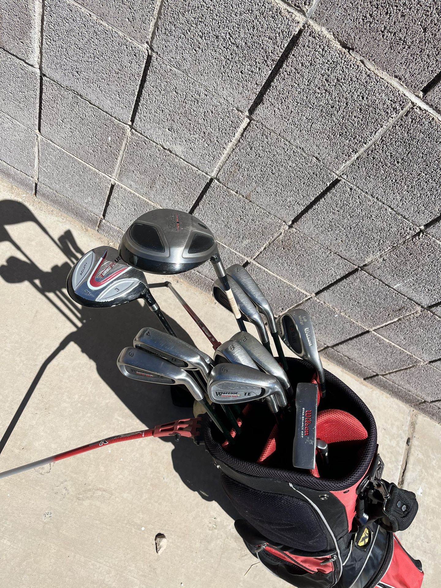 Warrior Golf Set Callaway Golf Bag