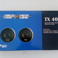 Impulse Audio 400 Watts Tweeters Brand New In The Box 
