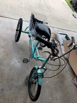 Foldable Tricycle Green - New