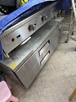 Plancha Ala Venta Comercial De 4 Quemadores