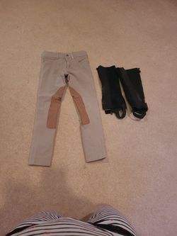 Girls Romfh Breeches & Ariat Scout Chaps