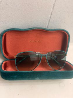 Gucci Metal Frame Signature Aviator Sunglasses (4209/S),