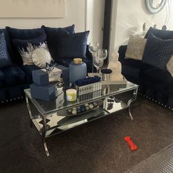 Blue Couch Set