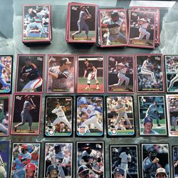 Baseball Cards 3 1/2 X 5 Donruss From 1984, 85, 86, 87